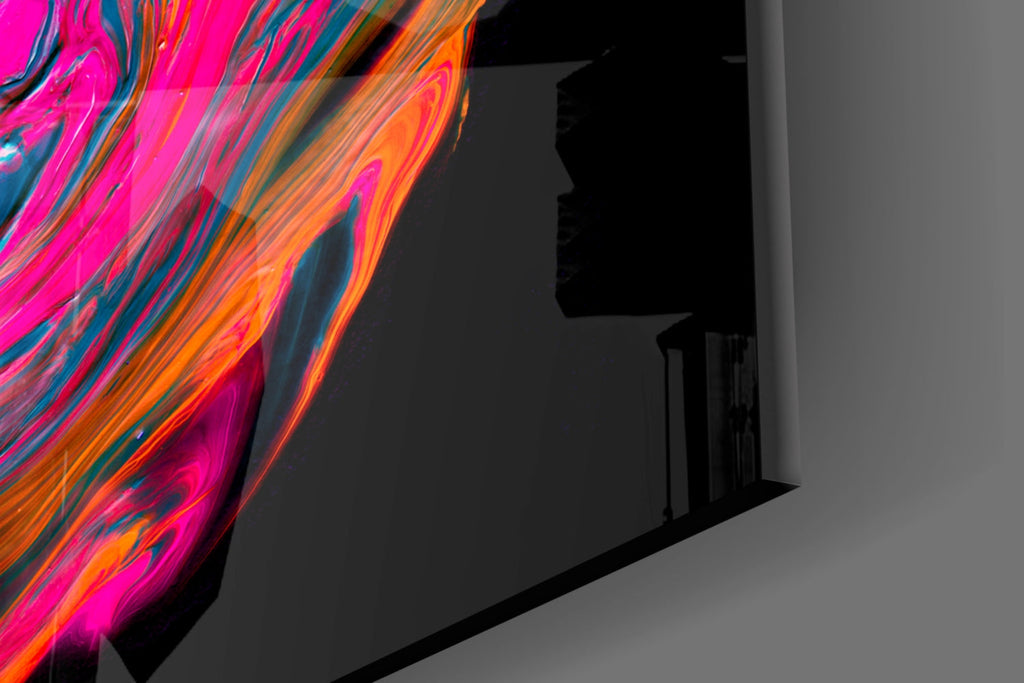 Colorful Winged Glass Wall Art