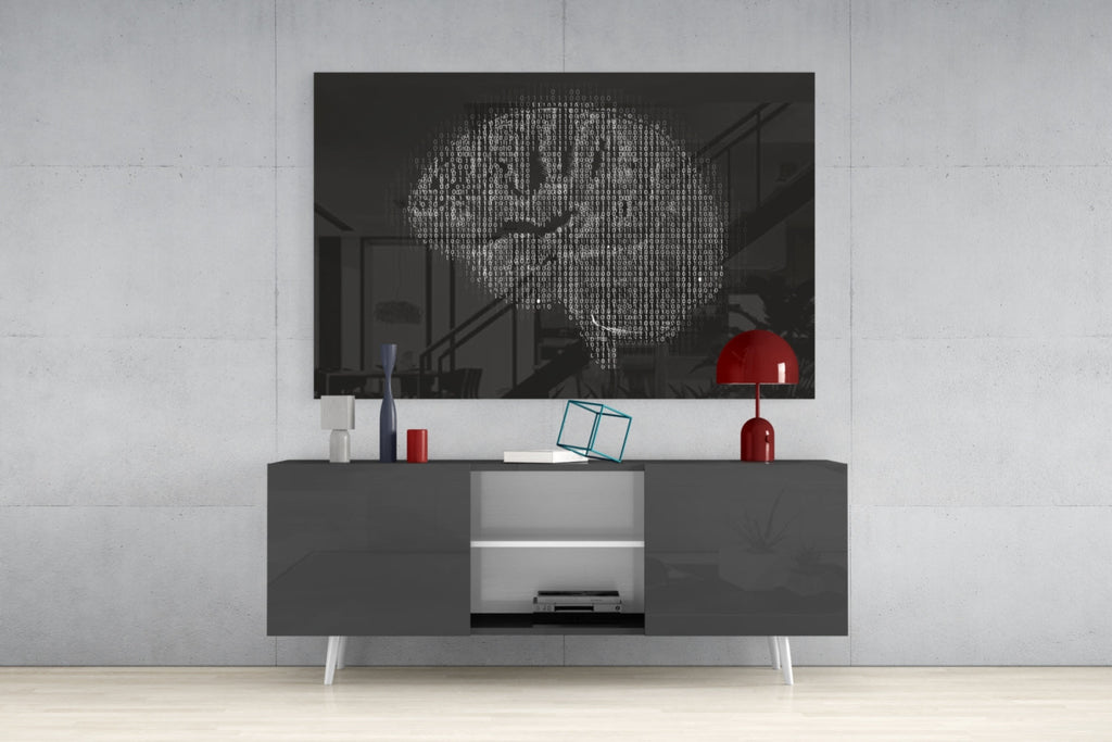 Brain Glass Wall Art