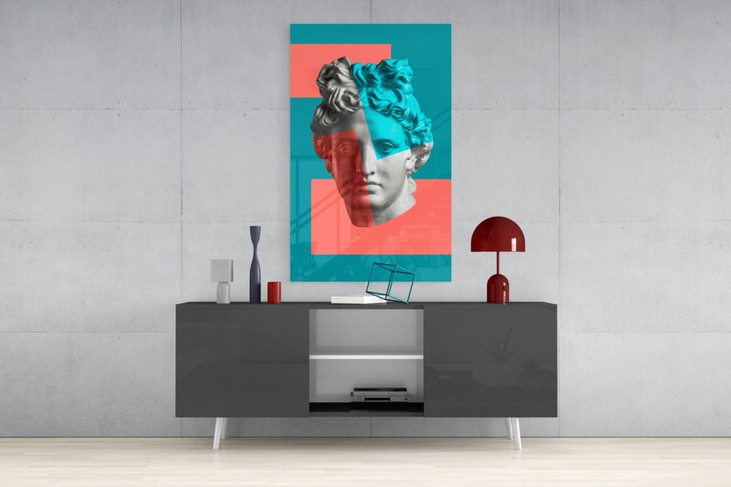 Sculpture Glass Wall Art
