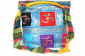 Om Patchwork Jacquard Elephant Sling Jhola Shoulder Bag