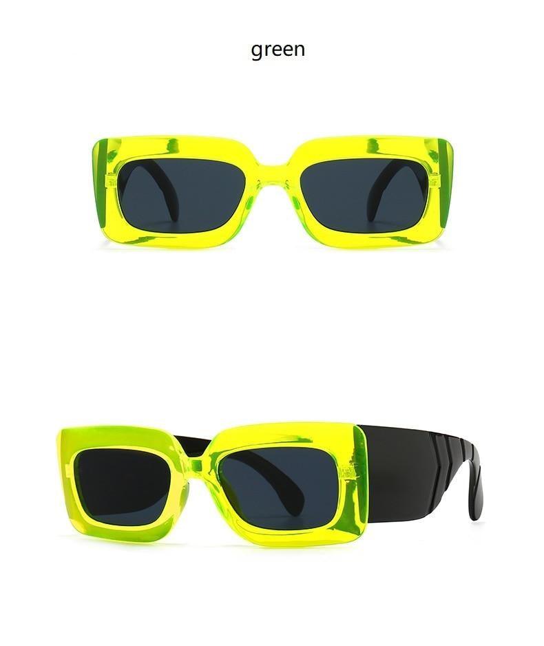 Oversized Square Sunglasses Classic Square Sunglasses For Men & Women Sun Glasses In Snake Pattern For Traveling Shades Female