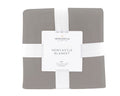 Oversized Twin Bamboo Muslin Blanket Grey Lightweight