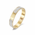 Pave Crystal Gold Bangle Bracelet Women Elegant Sparkle