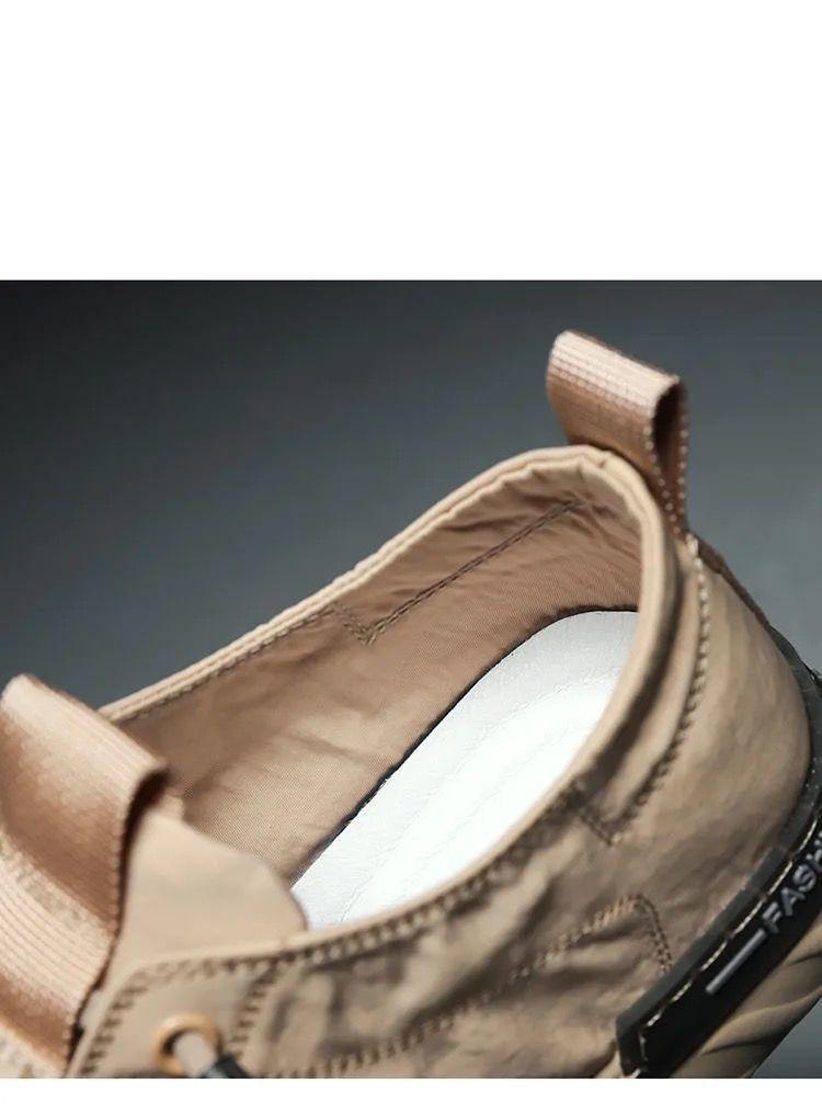 Canvas Men's Comfortable All-match Sneakers Breathable Cloth Casual Sports Flats Men Lightweight Outdoor Walking Sneakers Modern Design