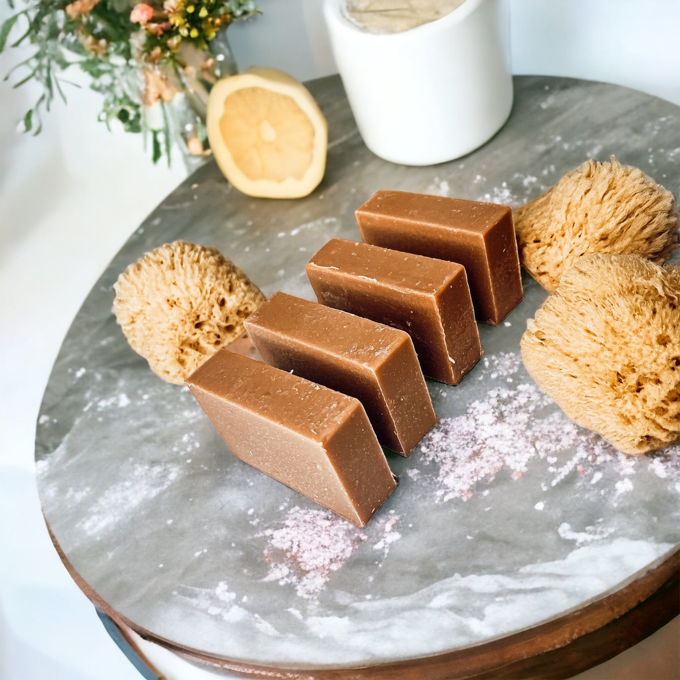 Pumpkin Spice Soap Bar Handmade Organic Shea Butter Cold Process 4.5oz