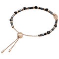 Rose Gold Spinel Wing Adjustable Pull Chain Bracelet
