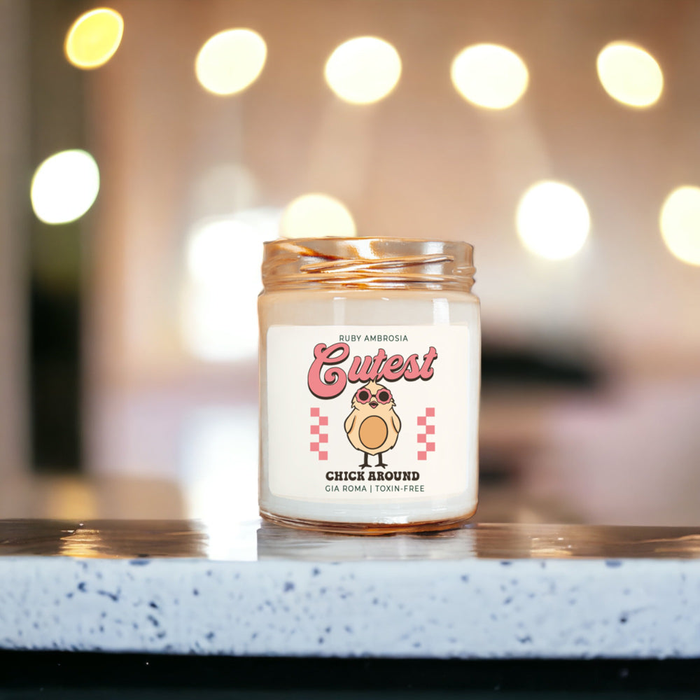 Ruby Ambrosia Scented Soy Candle 9oz Sweet Red Fruit And Wine Aroma