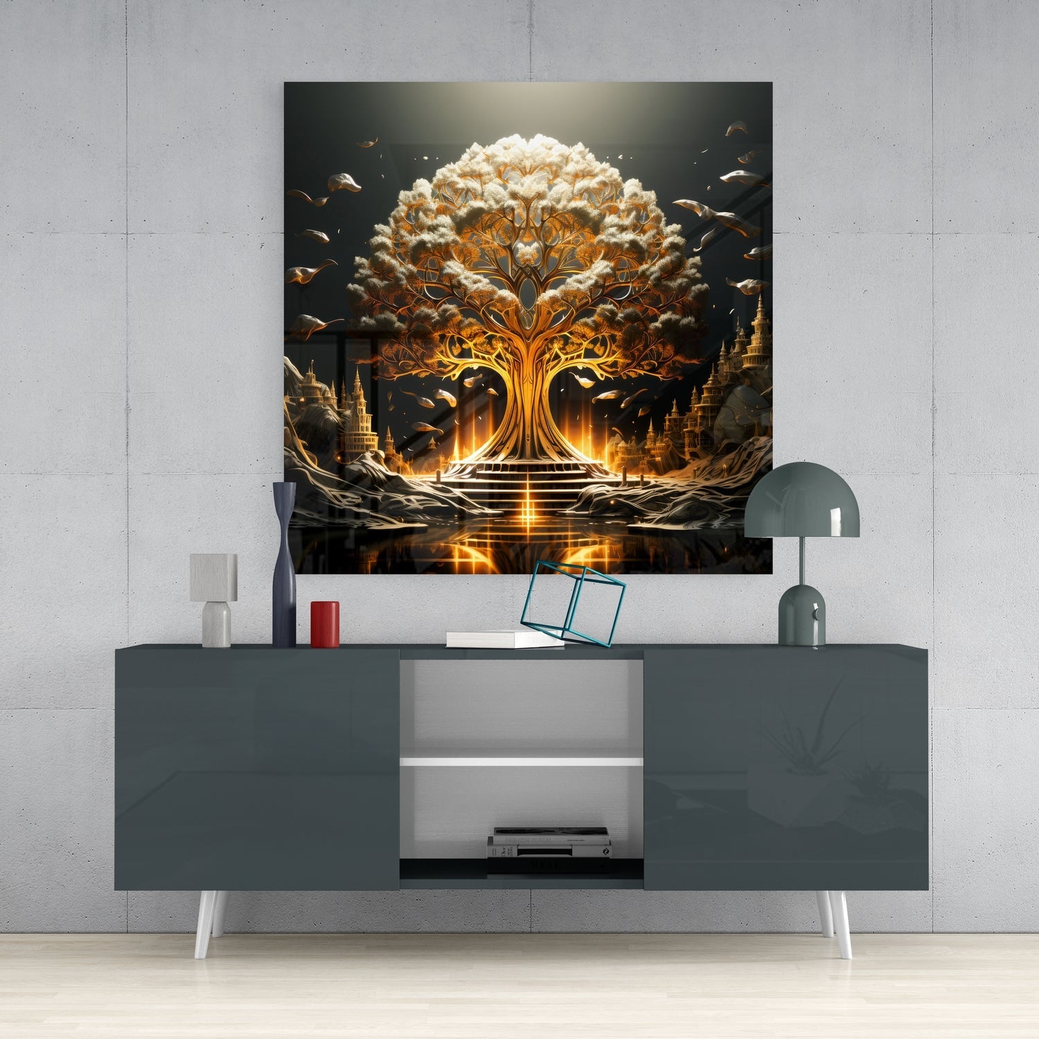 Tree of Life Glass Wall Art|| Designer's Collection