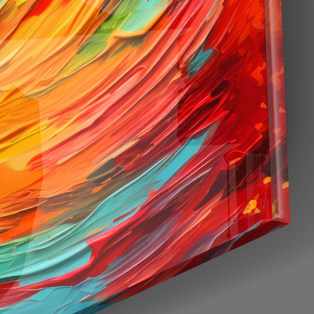 Colorful Hole Glass Wall Art|| Designer's Collection