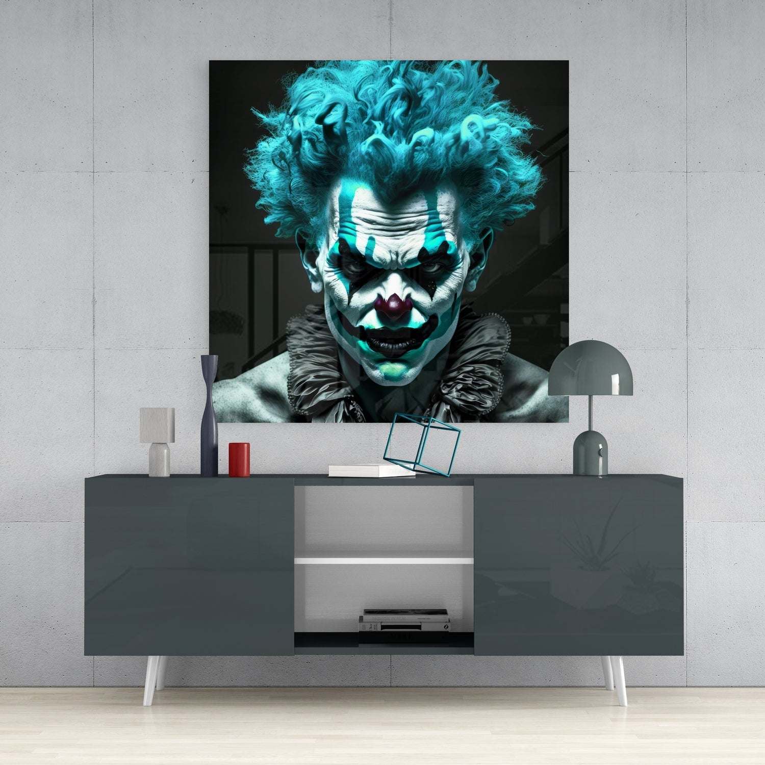Joker Glass Wall Art|| Designer's Collection