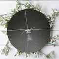 Slate Round 14 Inch Cheese Board - Natural Edge Serving Platter