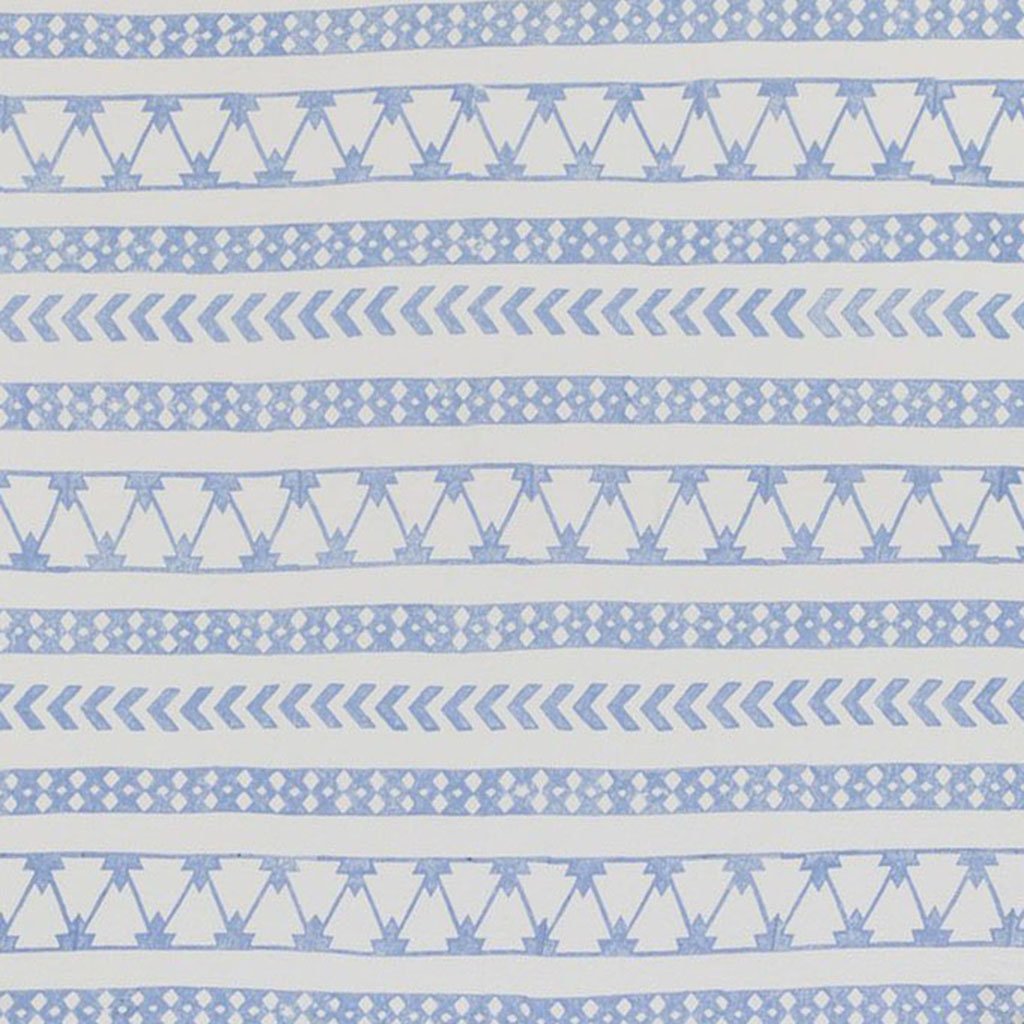 Stripe Block Print Roundie Beach Blanket 64in Turkish Cotton Lightweight