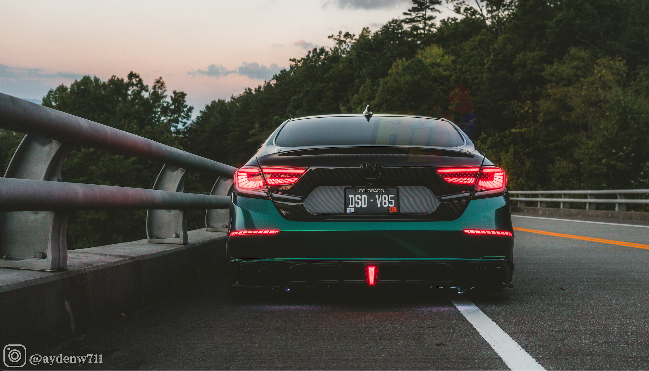 V2 Reflectors Lights Smoked for 2018-2022 Honda Accord