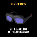 Griffin's Welding School™ Auto-Darkening Anti-Glare Goggles