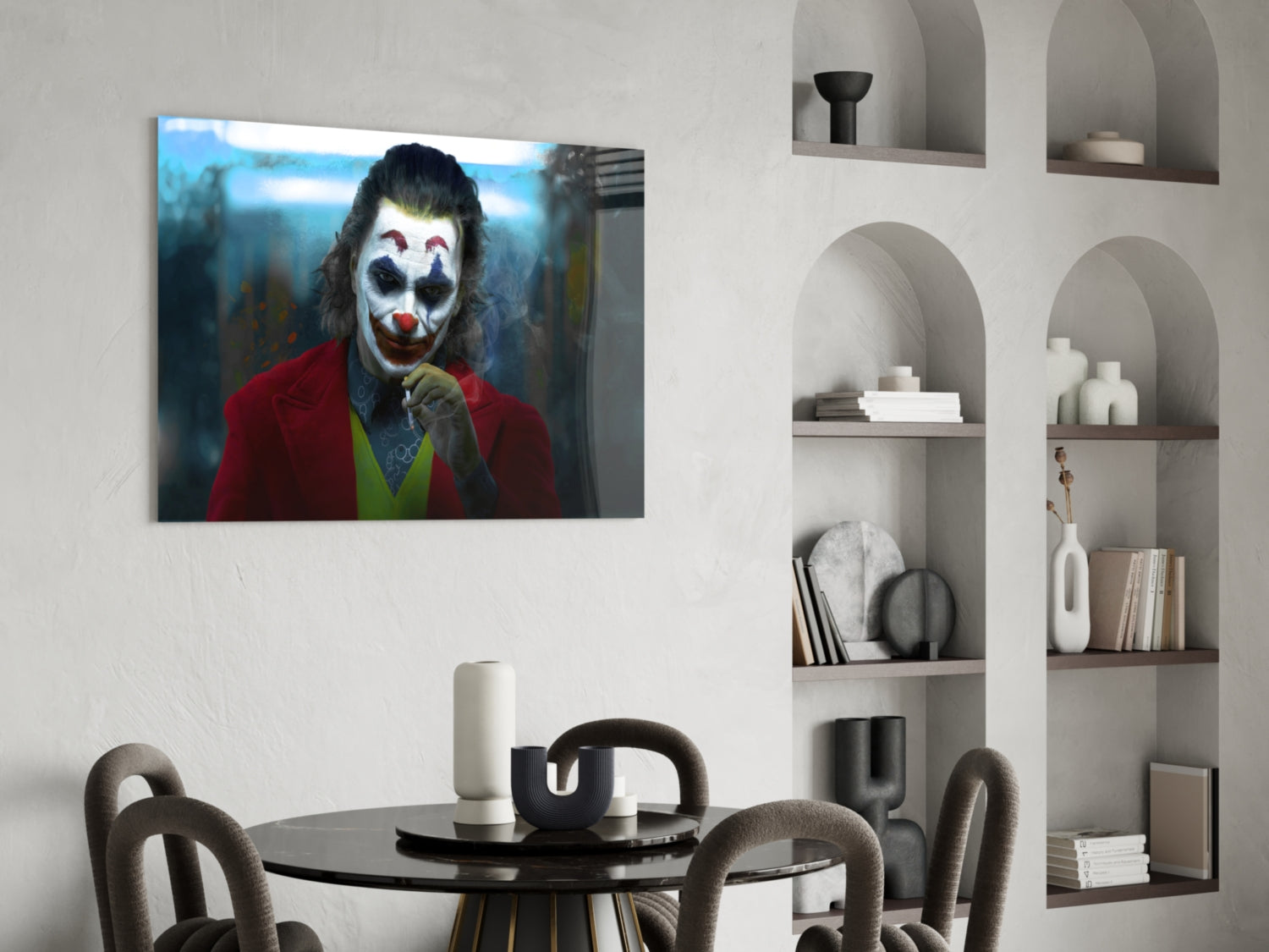 Joker Glass Wall Art