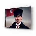 Ataturk  Glass Wall Art