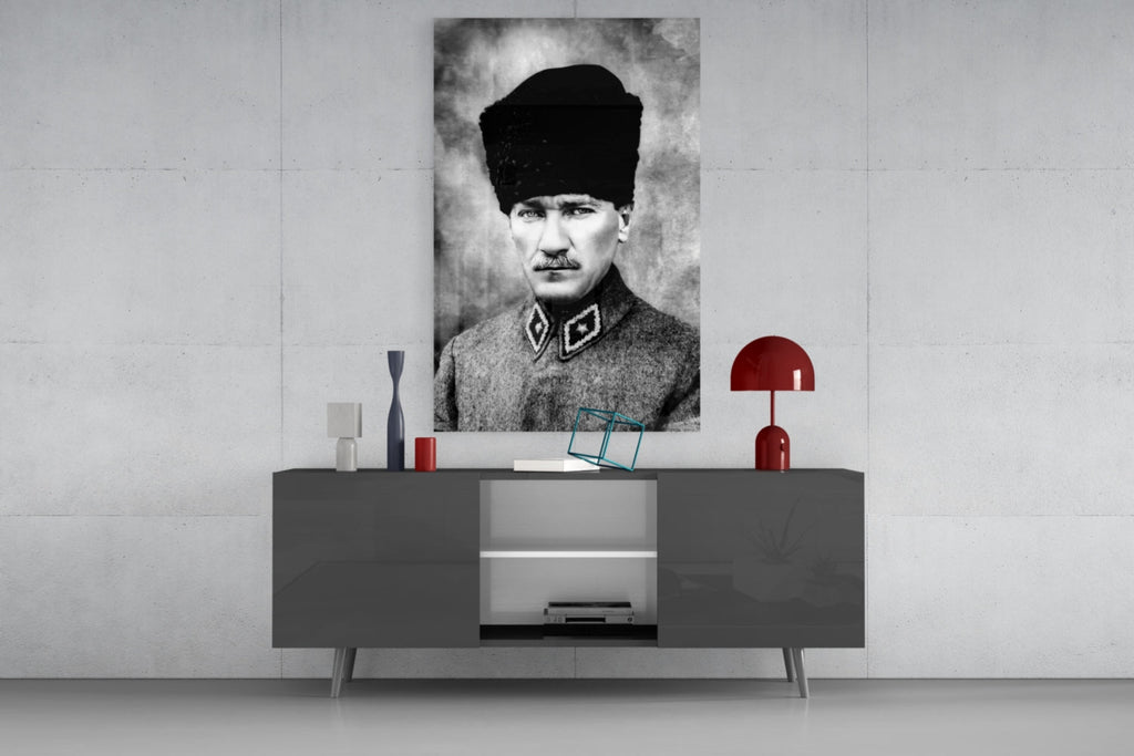 Ataturk  Glass Wall Art