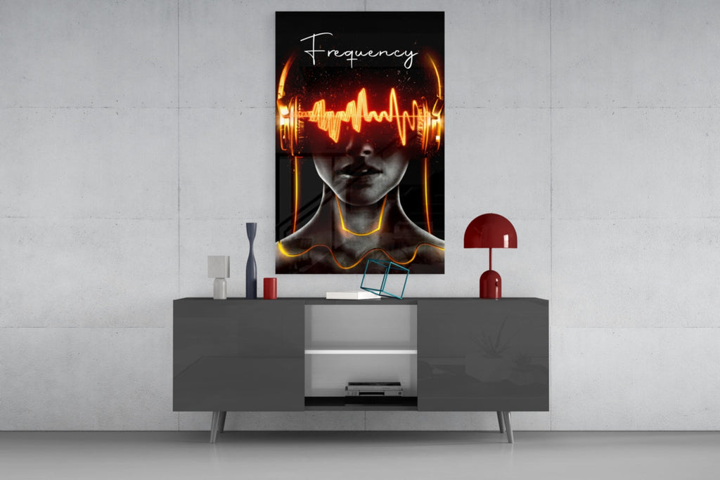Frequency Glass Wall Art