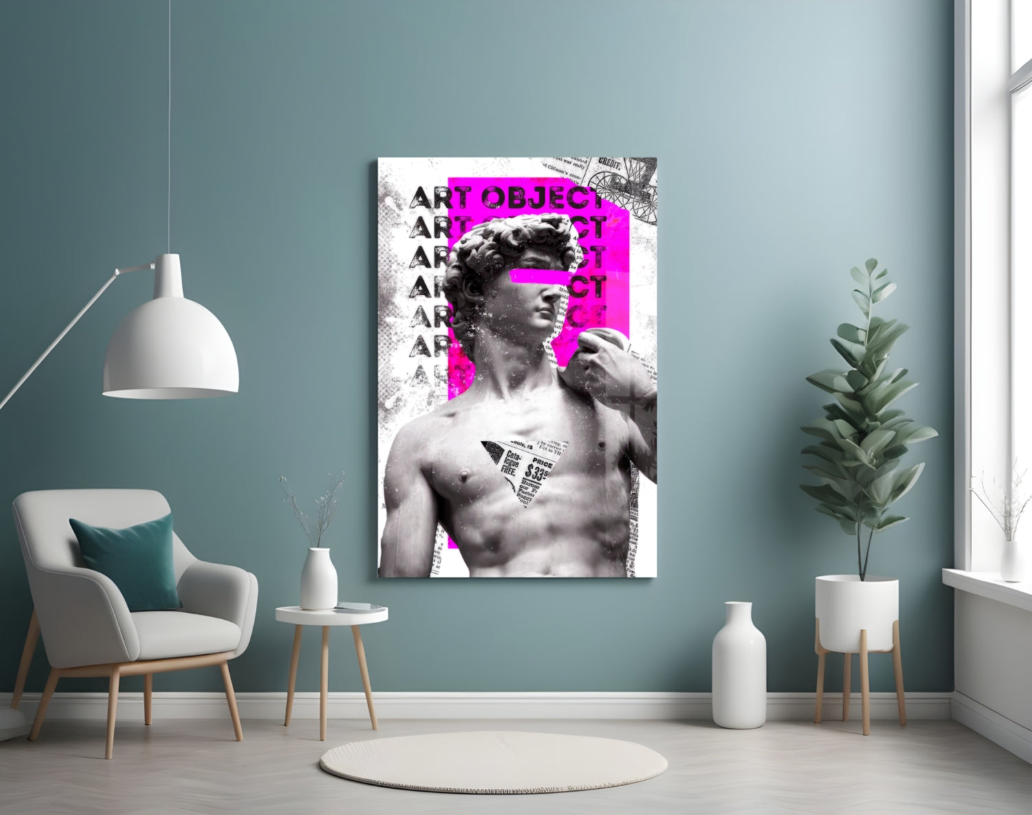 Art Object Glass Wall Art
