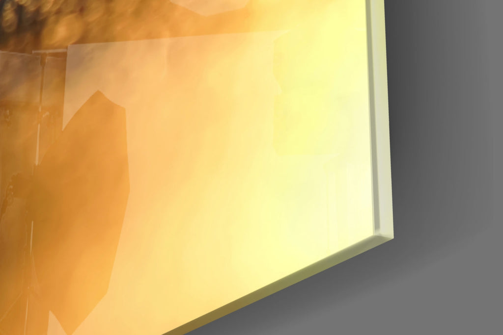 Gold Dust Glass Wall Art