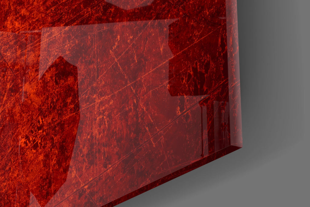 Flag of Denmark Glass Wall Art