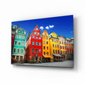 Stockholm House View Glass Wall Art