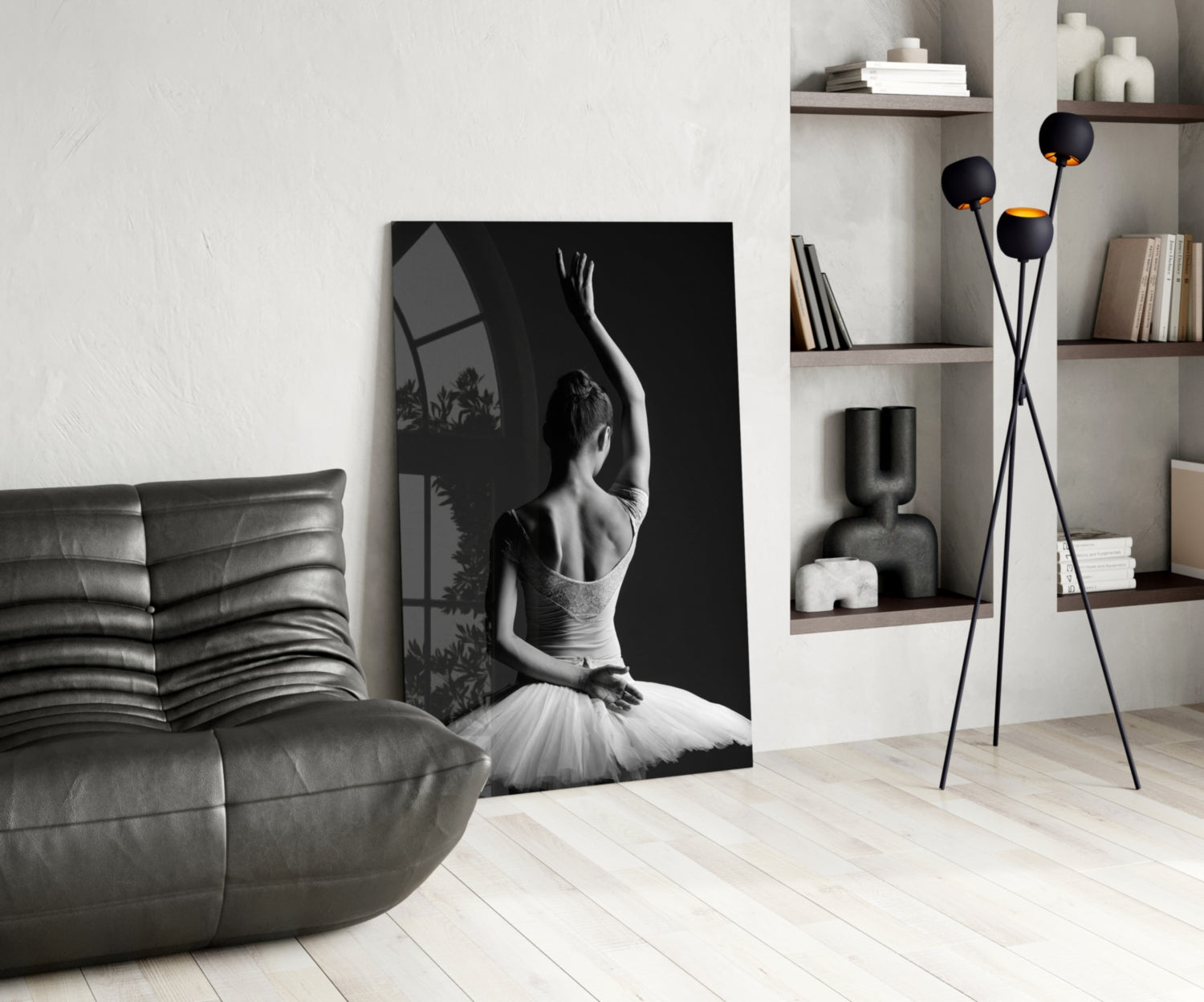 Ballerina Glass Wall Art