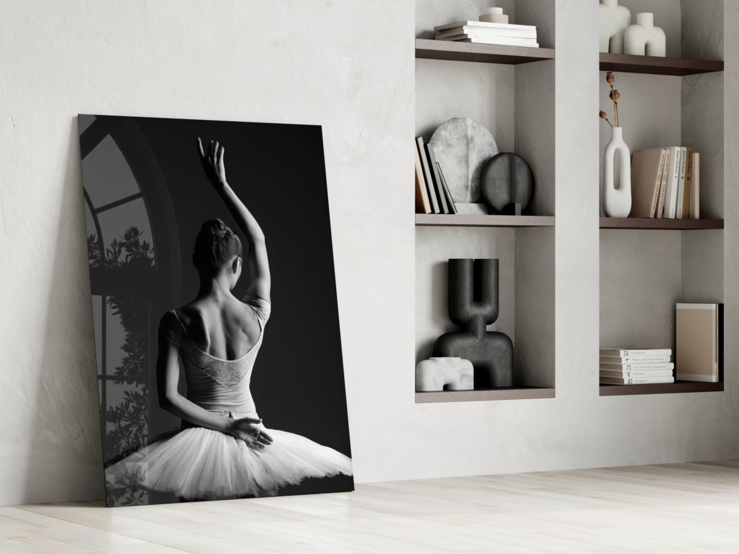Ballerina Glass Wall Art
