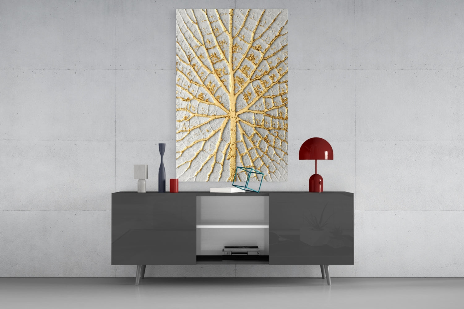 Abstract Art Glass Wall Art