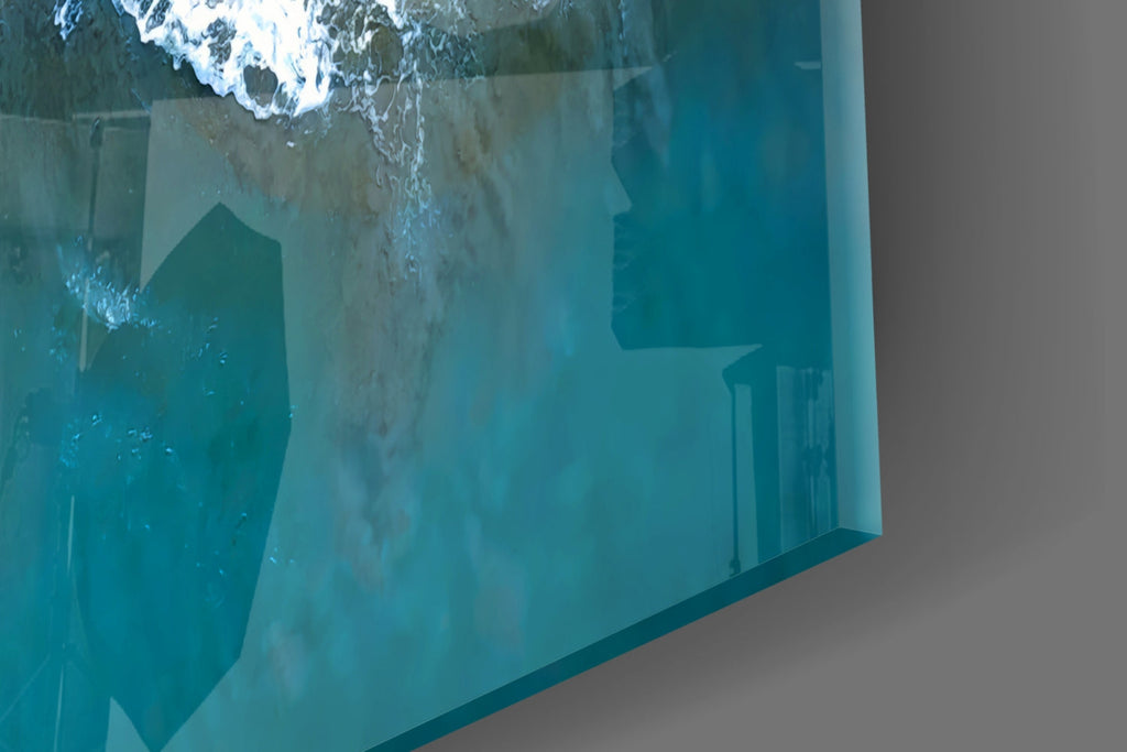Waves Glass Wall Art