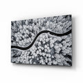 Forest Landscape Glass Wall Art