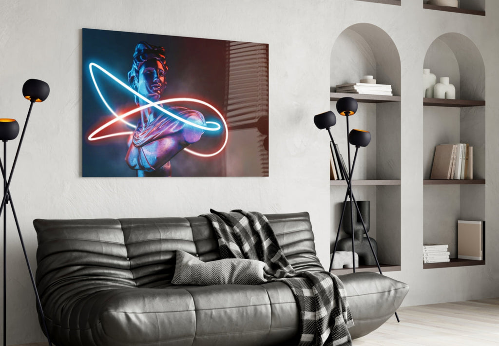 Abstract Art Glass Wall Art