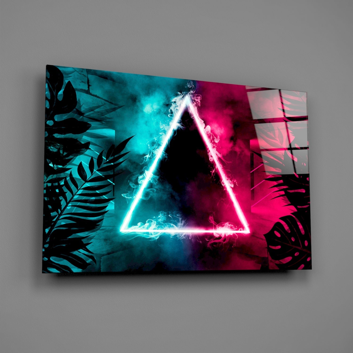 Abstract Art Glass Wall Art