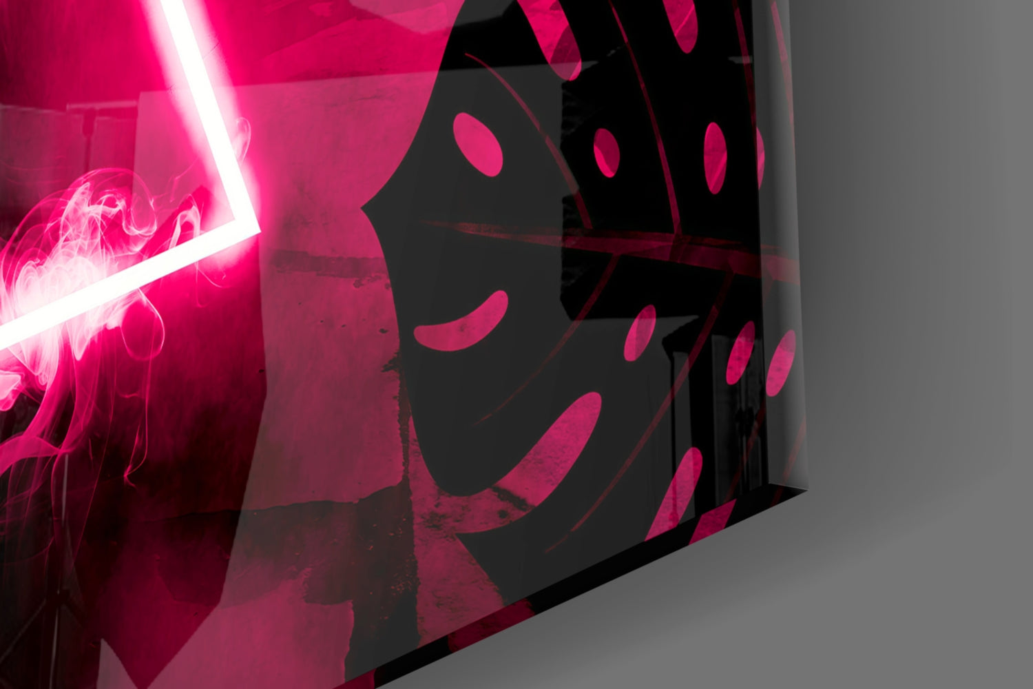 Abstract Art Glass Wall Art