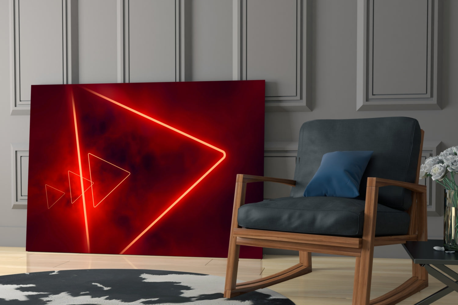 Abstract Art Glass Wall Art
