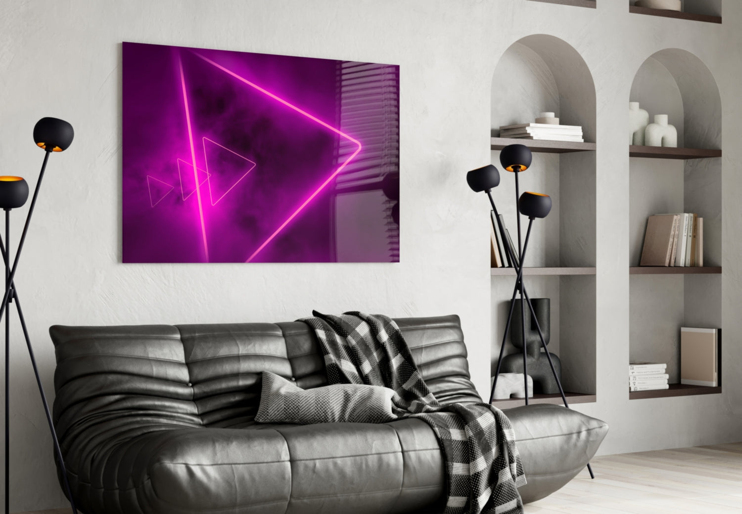 Abstract Art Glass Wall Art