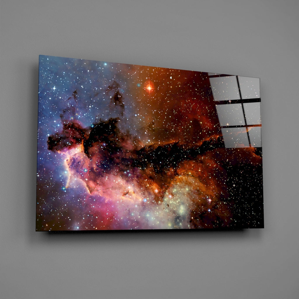 World Of The Galaxy Glass Wall Art