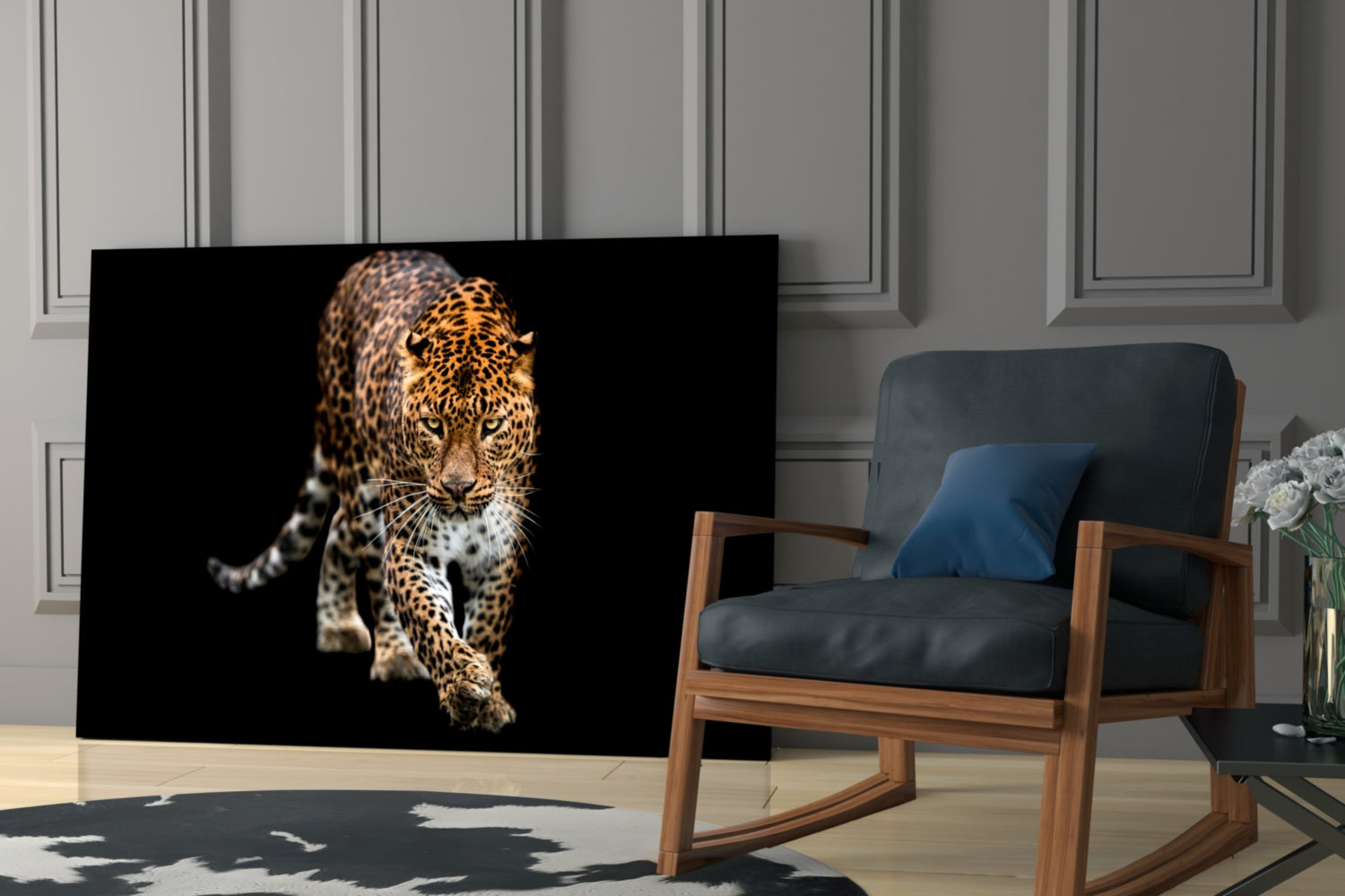 Tiger Glass Wall Art