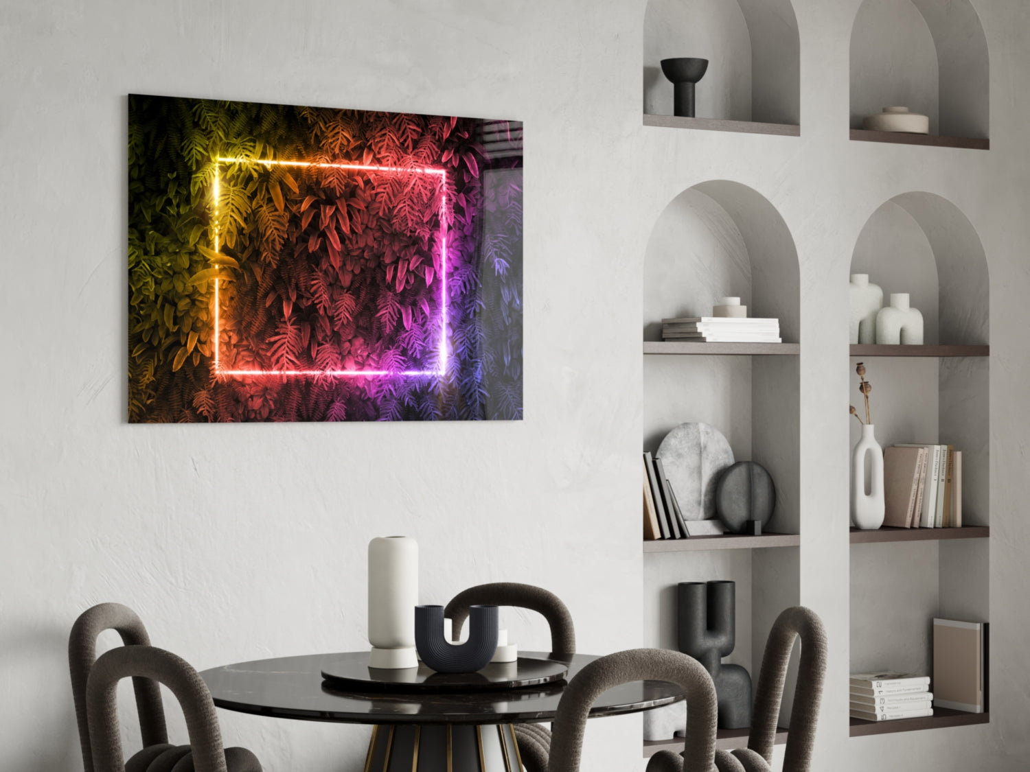 Abstract Art Glass Wall Art