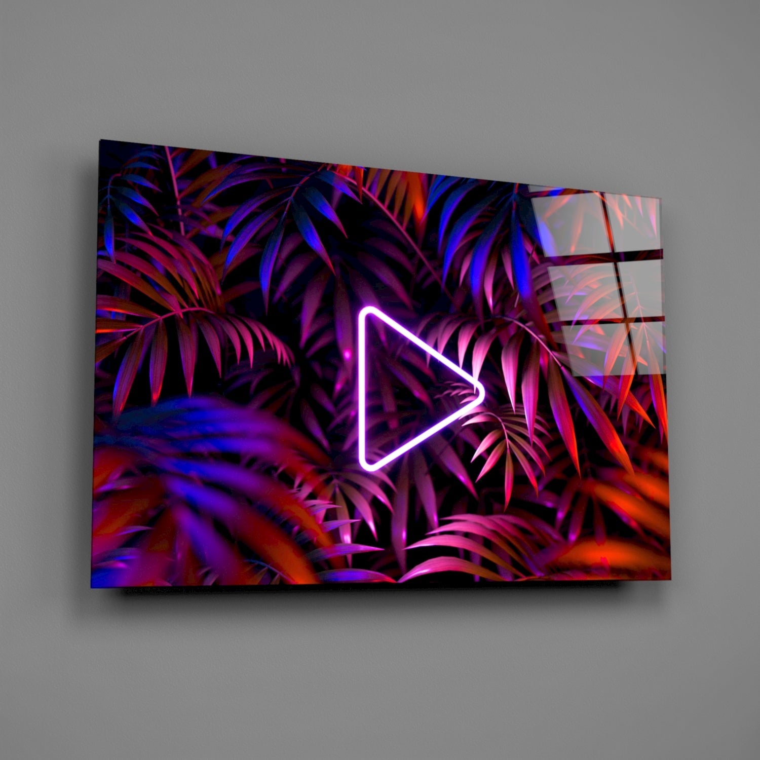 Abstract Art Glass Wall Art