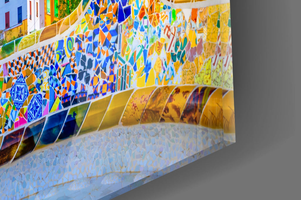 Barcelona Glass Wall Art