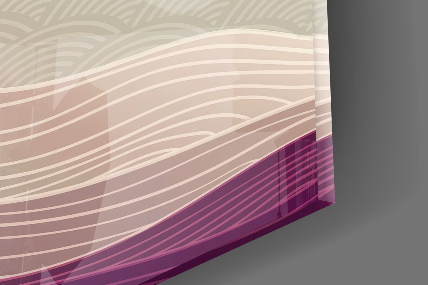 Abstract Art Glass Wall Art
