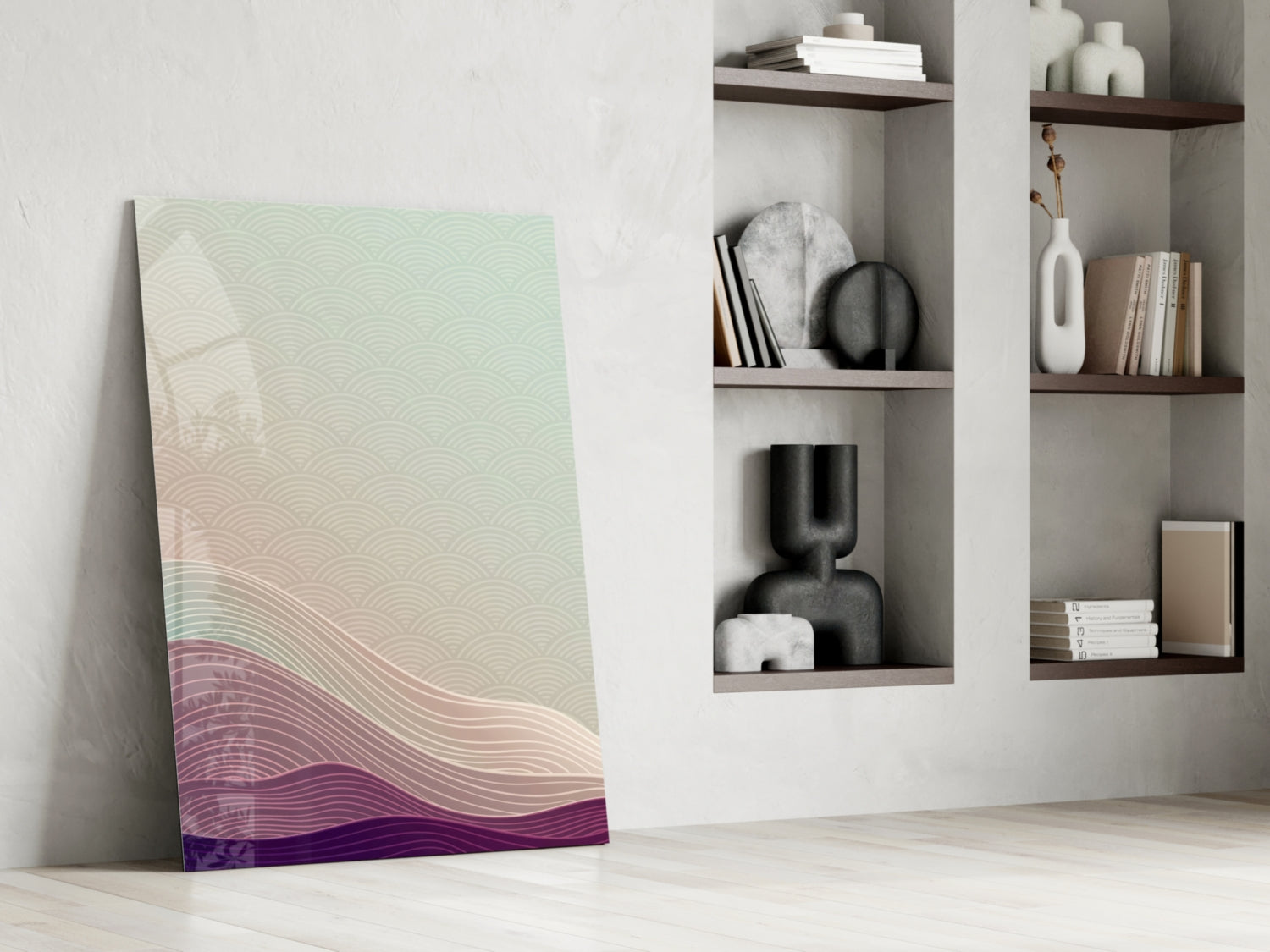 Abstract Art Glass Wall Art