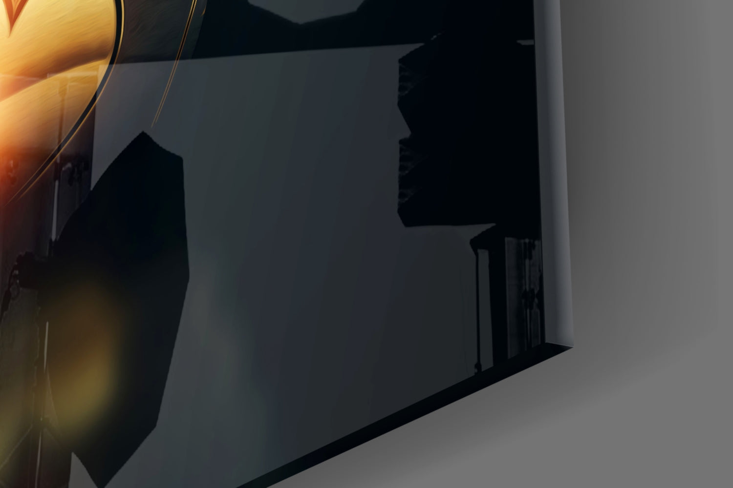 Gambler's Guns Glass Wall Art
