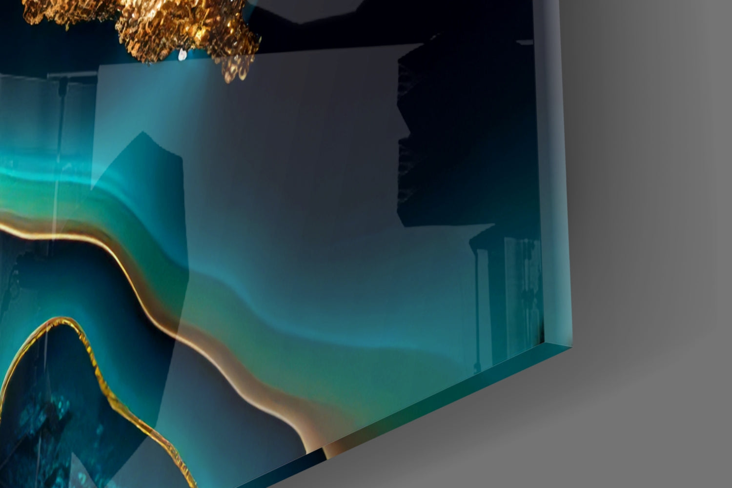 Abstract Art Glass Wall Art