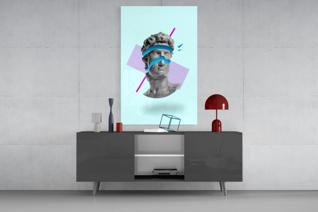Abstract Art Glass Wall Art