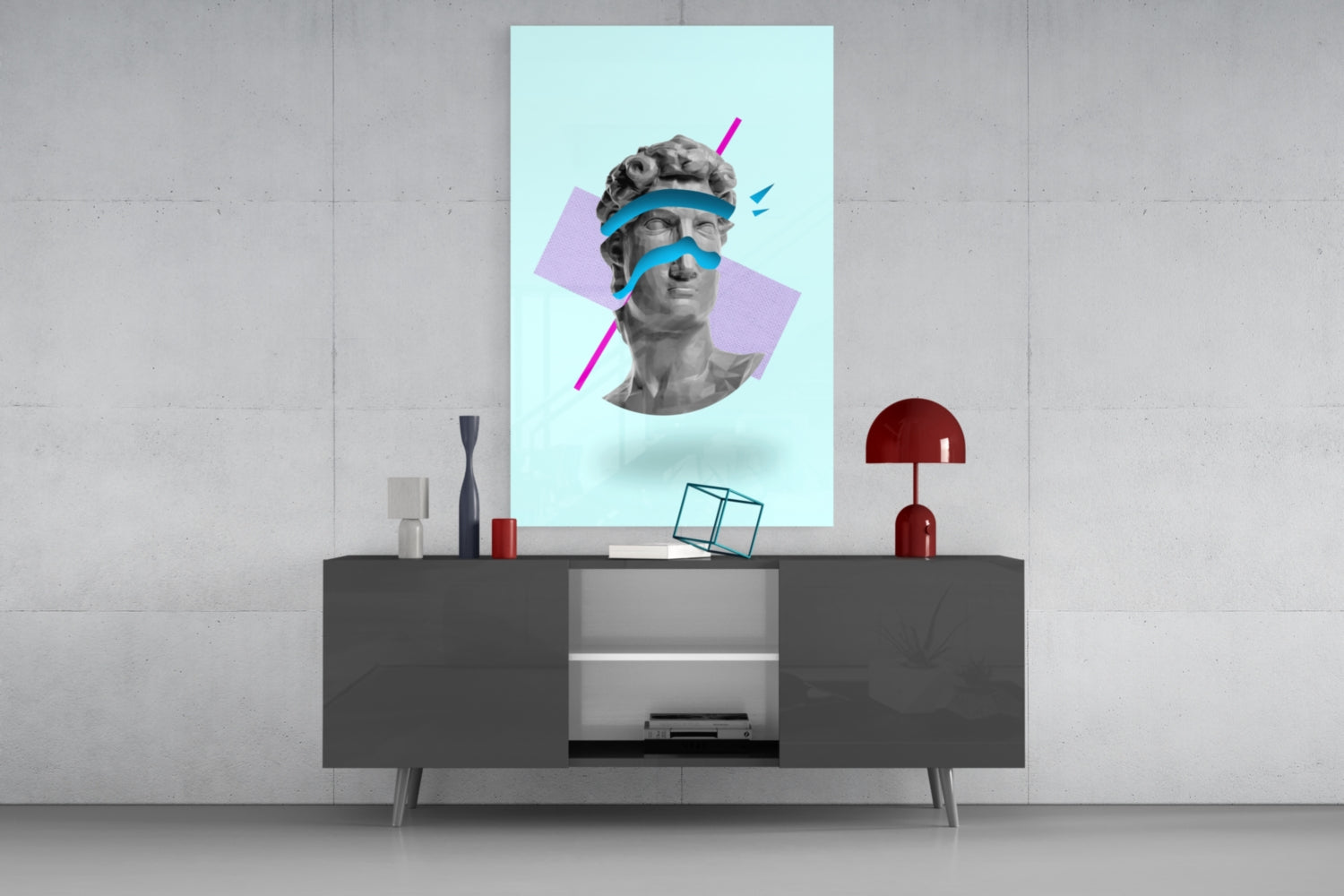 Abstract Art Glass Wall Art