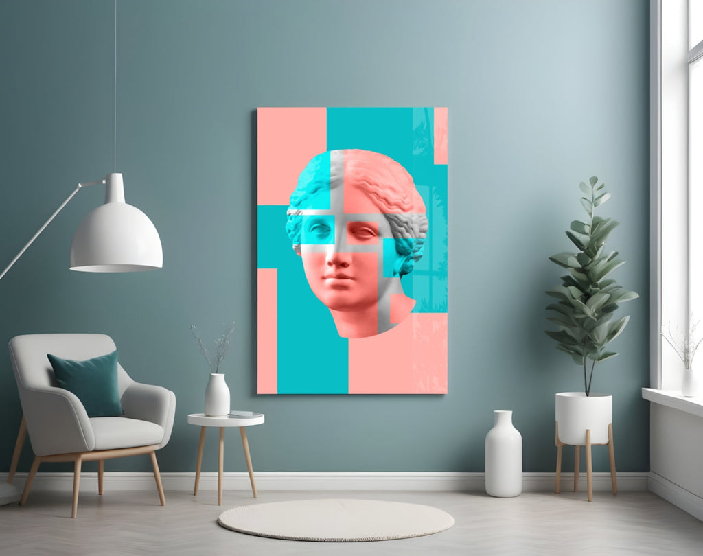 Abstract Art Glass Wall Art