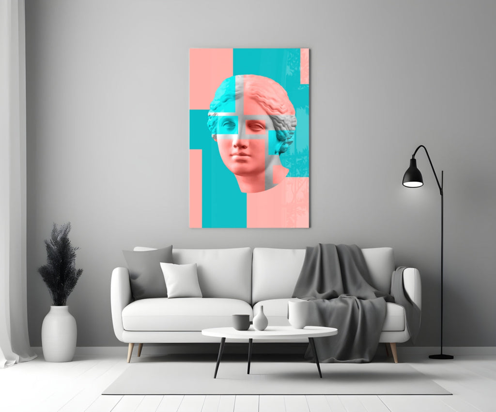 Abstract Art Glass Wall Art