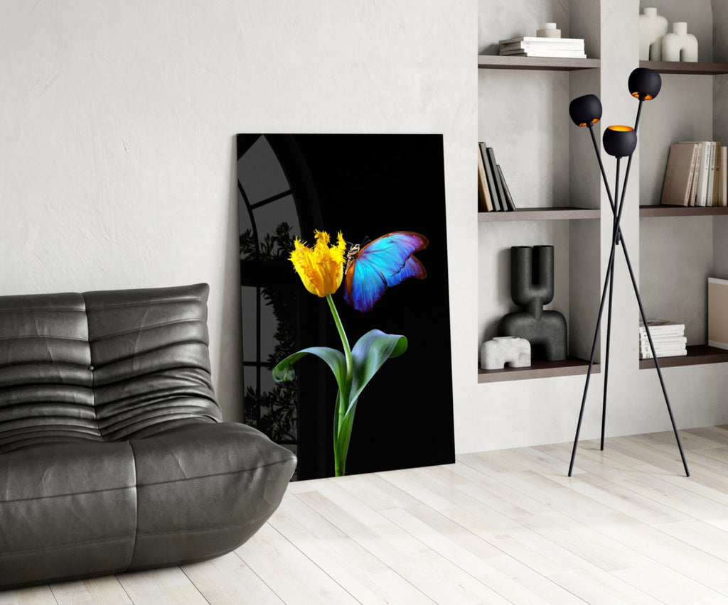 Abstract Art Glass Wall Art